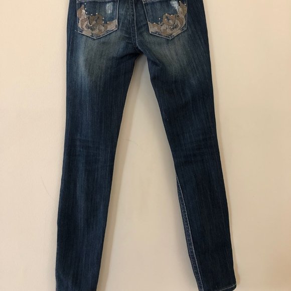 Skinny jeans with zippers on ankle - Picture 4 of 9